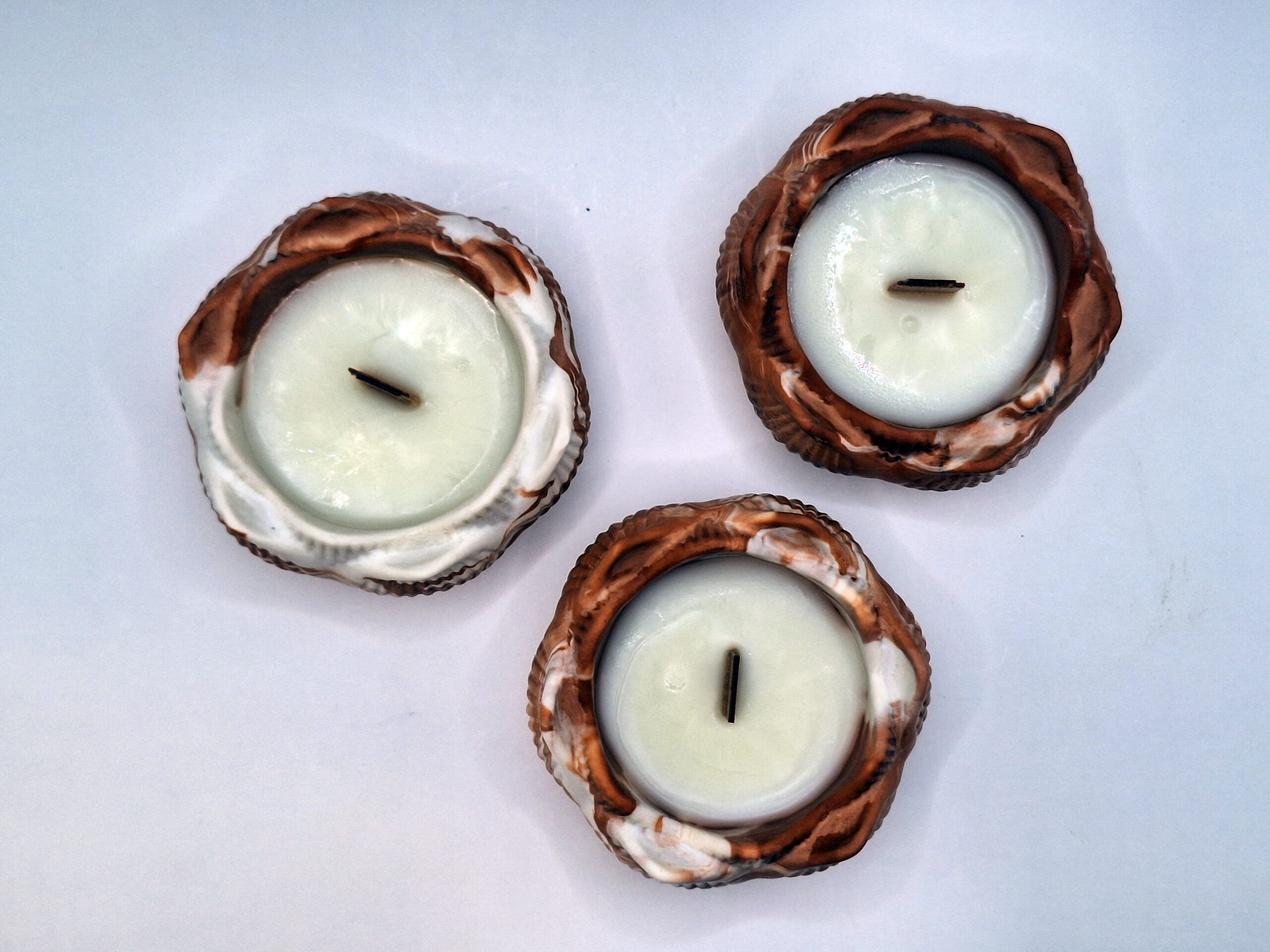 Bougie Fleur de Lotus en Jesmonite – Image 3