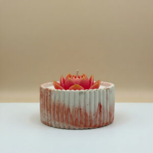 Bougie fleur d' hiver
